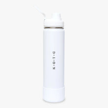Load image into Gallery viewer, Kool x KOTC Insulated Stainless Steel Water Bottle With Silicone Boot - 25oz/740mL In White