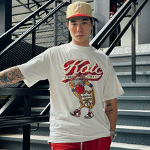 Load image into Gallery viewer, KOTC "Dunk v2" and "No Look Pass" T-Shirt for Men in White/Off-White & Black