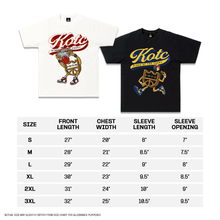 Load image into Gallery viewer, KOTC "Dunk v2" and "No Look Pass" T-Shirt for Men in White/Off-White & Black
