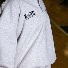 Load image into Gallery viewer, KOTC Creative Athl. Department Half Zip Sweater - Light Heather