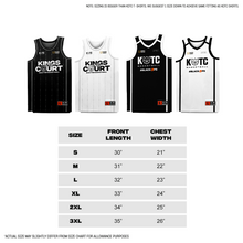 Load image into Gallery viewer, KOTC Built for Basketball Jersey - White