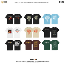 Load image into Gallery viewer, Kings of the Court Built for Basketball Collection Statement Oversized T-Shirt For Men