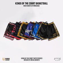 Load image into Gallery viewer, KOTC Basketball x Bri Ancheta x MNL Kingpin Swingman Mesh Shorts in Heavyweight Fabric Artist Series