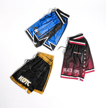 Load image into Gallery viewer, KOTC Basketball x Bri Ancheta x MNL Kingpin Swingman Mesh Shorts in Heavyweight Fabric Artist Series