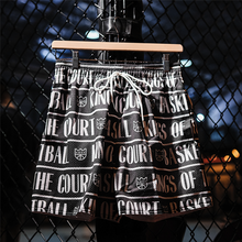 Load image into Gallery viewer, KOTC - Black Ops Diamond / Text Stripe Mesh Shorts