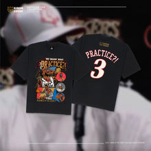 Load image into Gallery viewer, "Practice?!" - Black / Vintage Washed Brown