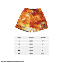 Load image into Gallery viewer, Flames Shorts - Hot Orange