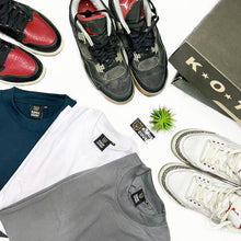 Load image into Gallery viewer, KOTC Daily Tees Pack - White, Cool Gray, Deep Aqua