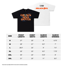 Load image into Gallery viewer, KOTC "Grown Man Moves" - Black / White