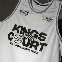 Load image into Gallery viewer, KOTC Staple Jersey Mesh Top for Men in Black, White | Kings of the Court
