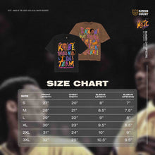 Load image into Gallery viewer, KOTC &quot;M&#39;FKR&quot; T-shirt for Men Mamba Day Heavyweight Oversized Shirt in Black &amp; Acid Washed Brown
