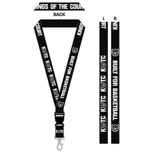 Load image into Gallery viewer, KOTC Lanyard - Black &amp; White
