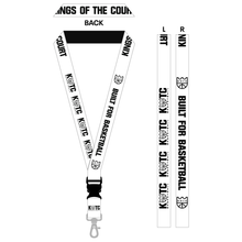 Load image into Gallery viewer, KOTC Lanyard - Black &amp; White
