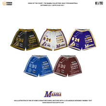 Load image into Gallery viewer, Kings of the Court Mamba Swingman Mesh Shorts Mamba Day 8/24 Collection

