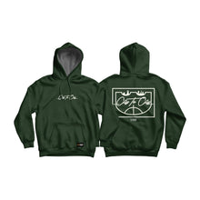 Load image into Gallery viewer, Kings of the Court Classic Brushed Fleece Hoodie in Army Green, Black
