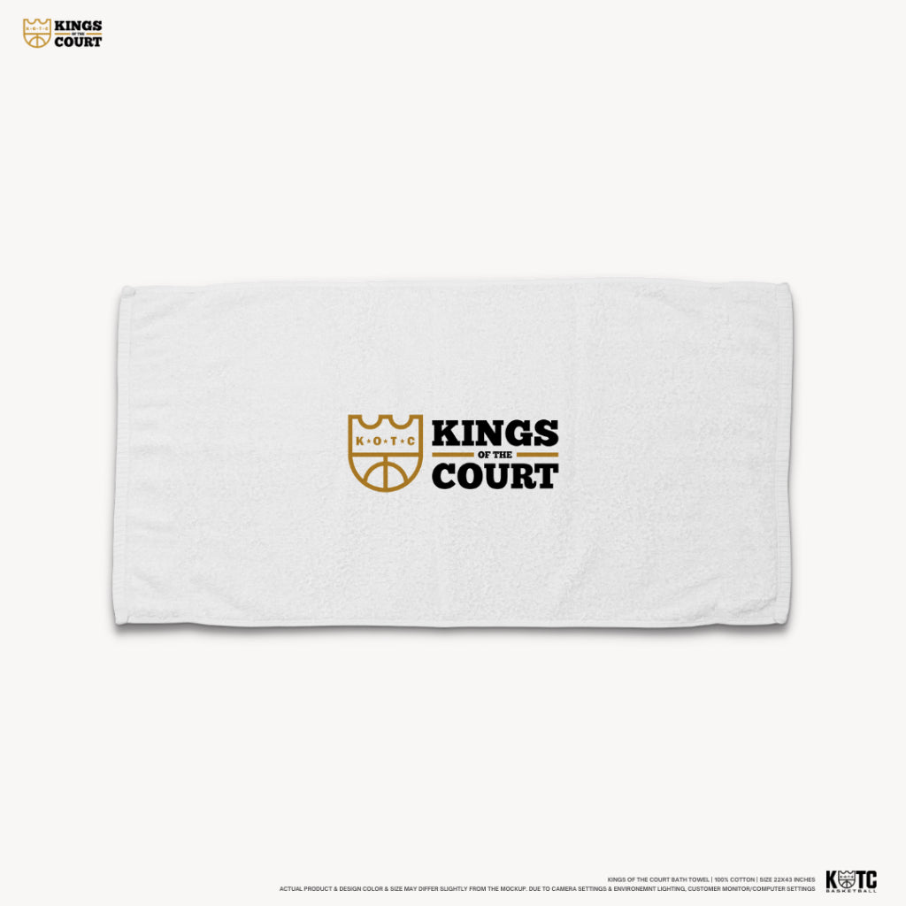 KOTC Bath Towel 100% Cotton 22x43 Inches Silkscreen Print