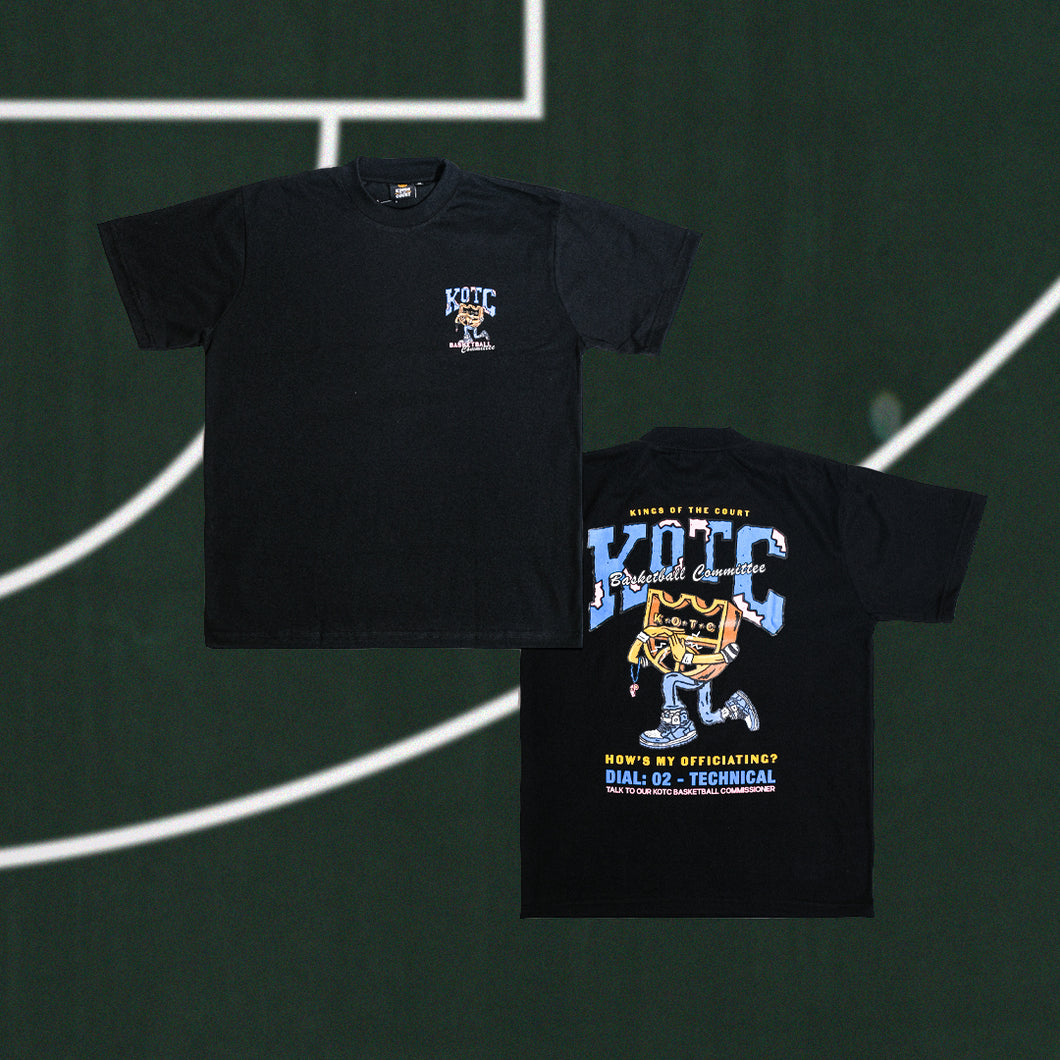 Kings of the Court KOTC Basketball Committee T-Shirt for Men
