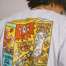 Load image into Gallery viewer, KOTC &quot;Breakfast of Champions&quot; Artist Series: Ivnarts T-shirt for Men Heavyweight Oversized Shirt
