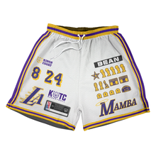 Load image into Gallery viewer, Kings of the Court Mamba Swingman Mesh Shorts Mamba Day 8/24 Collection
